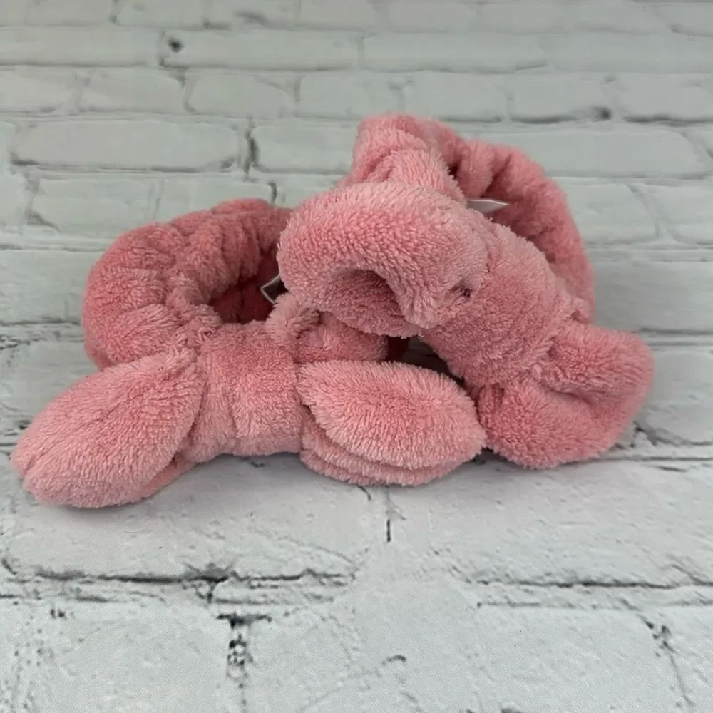 Bella Beauty Skincare Wristbands Pink Bow